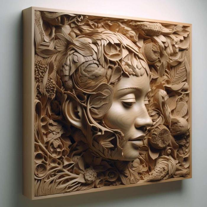 نموذج ثلاثي الأبعاد لآلة CNC 3D Art 